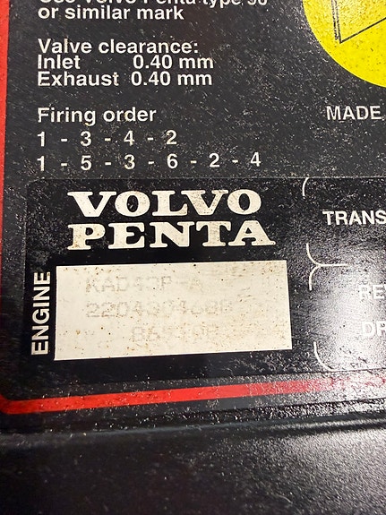 Volvo Penta Kad 43P-A 5 of 6
