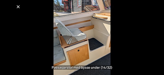 Lukket båt med varme og båthenger. 15 of 30