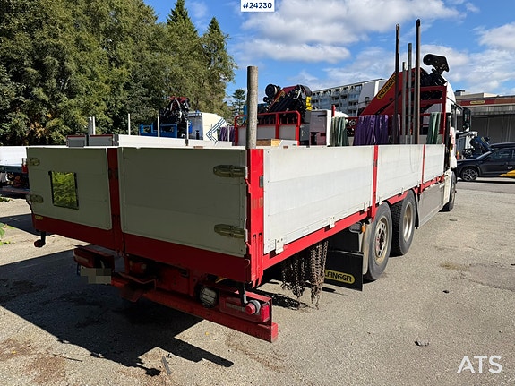 MAN TGS 26.460 6x2 kranbil m/23 t/m palfinger kran, plan og nedfellbare sidelemmer 7 of 30