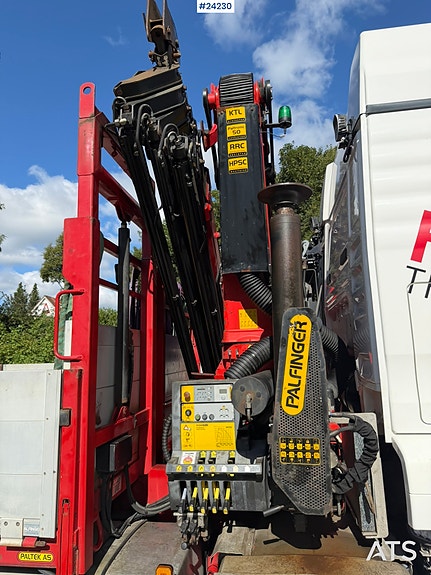 MAN TGS 26.460 6x2 kranbil m/23 t/m palfinger kran, plan og nedfellbare sidelemmer 23 of 30