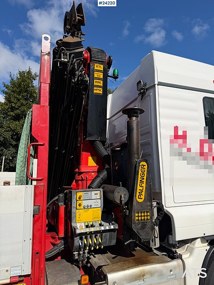 MAN TGS 26.460 6x2 kranbil m/23 t/m palfinger kran, plan og nedfellbare sidelemmer 25 of 30