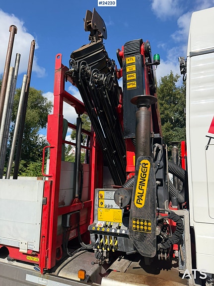 MAN TGS 26.460 6x2 kranbil m/23 t/m palfinger kran, plan og nedfellbare sidelemmer 22 of 30