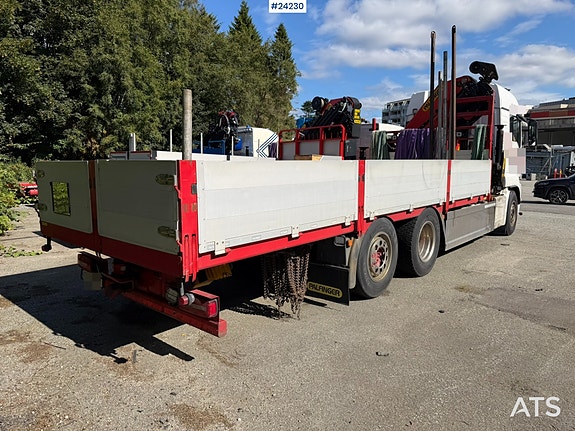 MAN TGS 26.460 6x2 kranbil m/23 t/m palfinger kran, plan og nedfellbare sidelemmer 6 of 30