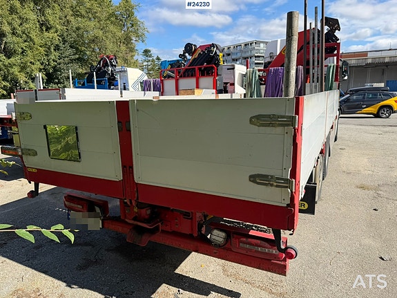 MAN TGS 26.460 6x2 kranbil m/23 t/m palfinger kran, plan og nedfellbare sidelemmer 8 of 30