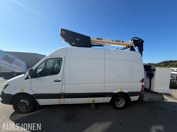 Mercedes-Benz SPRINTER VERSALIFT VT-145-F LIFTBIL – 14,6 M ARBEIDSHØYDE – 146 558 KM 2 of 30