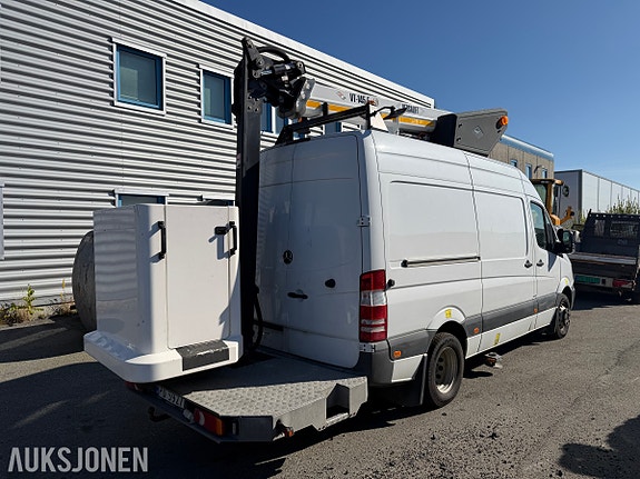 Mercedes-Benz SPRINTER VERSALIFT VT-145-F LIFTBIL – 14,6 M ARBEIDSHØYDE – 146 558 KM 5 of 30