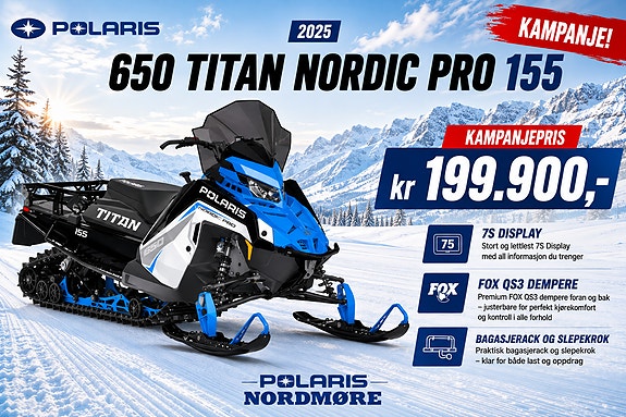 Polaris 650 TITAN Nordic Pro 155