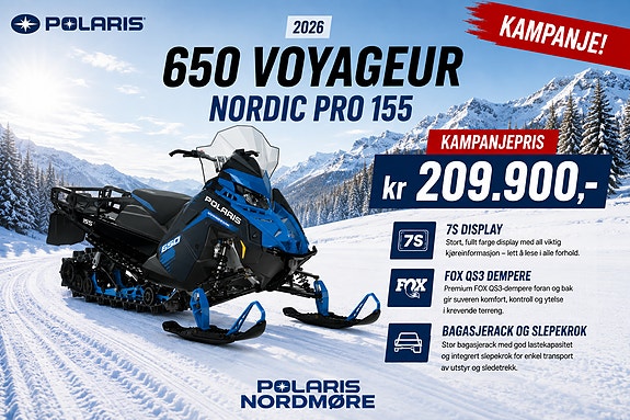 Polaris 650 Voyageur Nordic Pro 155