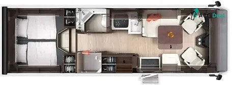 Morelo Home 82 LS // IVECO // luftfj. bak // Lav km 34 900 // Skinninteriør // Solcelle / ALDE // El. senkes. // El.støtteben // Fast wc/tank 8 of 30