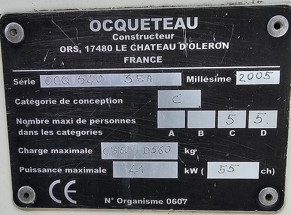 Ocqueteau 540 med nyere Suzuki 60 og Tredal båthenger 14 of 14