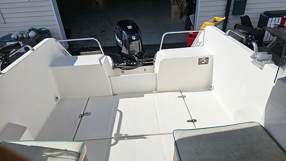 Ocqueteau 540 med nyere Suzuki 60 og Tredal båthenger 10 of 14
