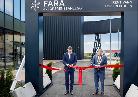 Åpning av nytt renseanlegg - FARA