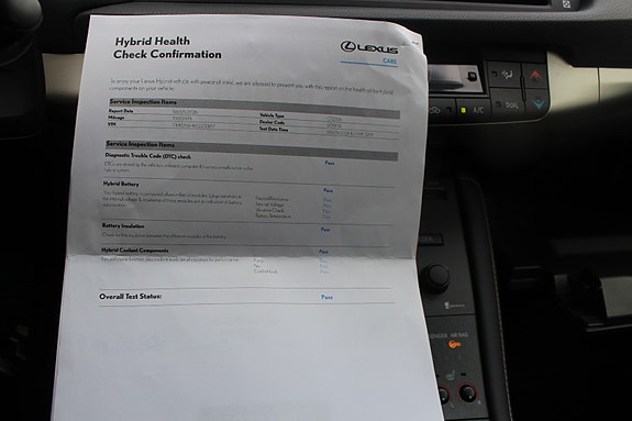 Lexus CT200h 20 of 20