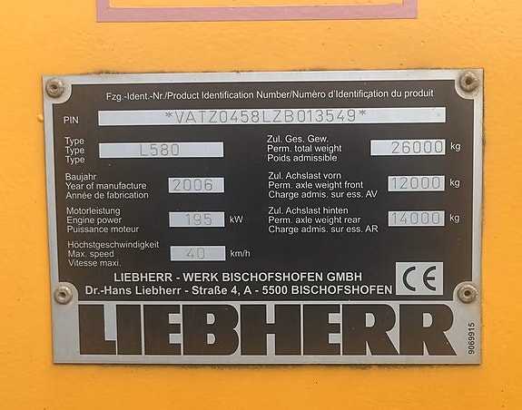 Liebherr L580 5 of 5