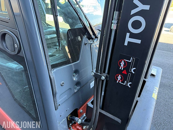 Toyota Traigo 48 8FBEK18T elektrisk truck – kun 298 timer – 4,3 m løftehøyde – 4 funksjoner – langgafler 20 of 30