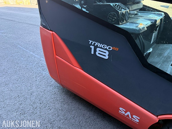 Toyota Traigo 48 8FBEK18T elektrisk truck – kun 298 timer – 4,3 m løftehøyde – 4 funksjoner – langgafler 21 of 30