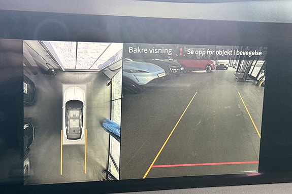 Presis 360-graders ryggekamera sikrer trygg parkering i alle situasjoner.