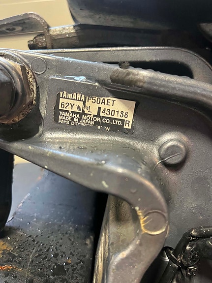 Yamaha F50 AET 4-takt 2002 modell selges 6 of 15