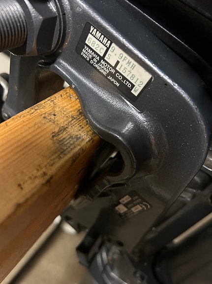 Yamaha 9.9 totakt 1997 modell kort stamme m/Rorkult kan selges med kontrollboks 6 of 10