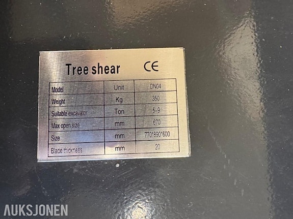 Andre NY HENIMA TREKUTTER S50 FESTE 350KG 5-9TONNS GRAVER ****INGEN MINSTEPRIS**** 4 of 6