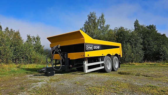 Orkel DX140 Dumperhenger med fjærende drag og akslinger. 3 of 17