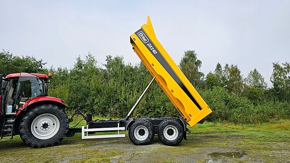 Orkel DX140 Dumperhenger med fjærende drag og akslinger. 12 of 17