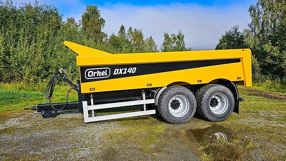 Orkel DX140 Dumperhenger med fjærende drag og akslinger. 4 of 17