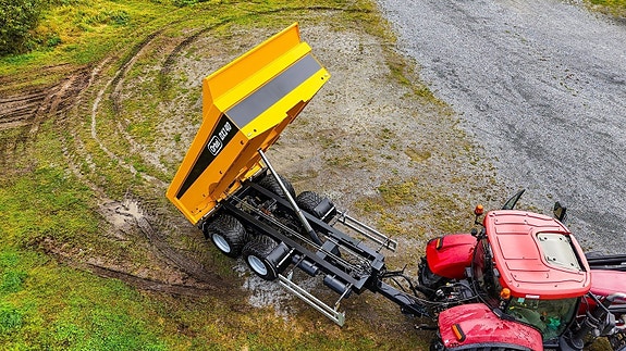 Orkel DX140 Dumperhenger med fjærende drag og akslinger. 13 of 17