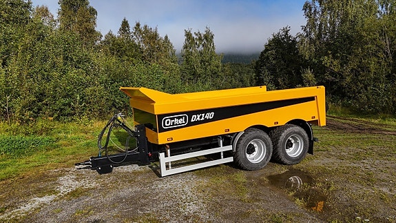 Orkel DX140 Dumperhenger med fjærende drag og akslinger. 5 of 17