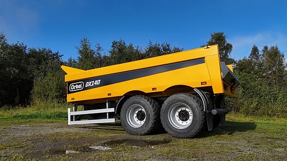 Orkel DX140 Dumperhenger med fjærende drag og akslinger. 9 of 17