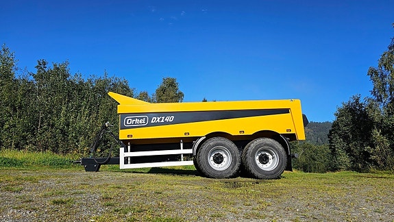 Orkel DX140 Dumperhenger med fjærende drag og akslinger. 8 of 17