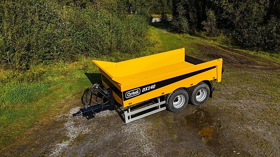 Orkel DX140 Dumperhenger med fjærende drag og akslinger. 2 of 17