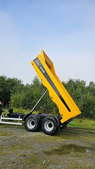 Orkel DX140 Dumperhenger med fjærende drag og akslinger. 11 of 17