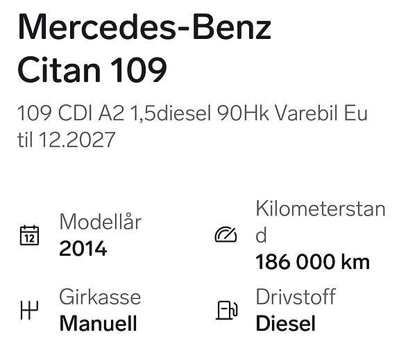 Mercedes-Benz Citan 109 18 of 24