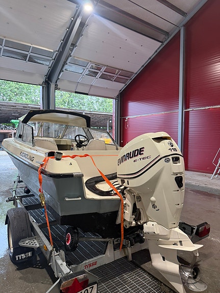Fjordling 18 - 115hk Evinrude - høstpris - prosjekt 4 of 8