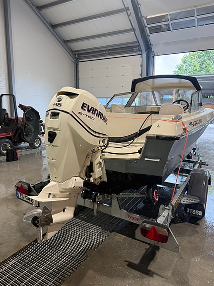 Fjordling 18 - 115hk Evinrude - høstpris - prosjekt 3 of 8
