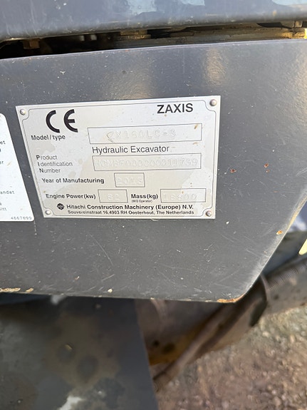 Hitachi 160 lc 17 of 19