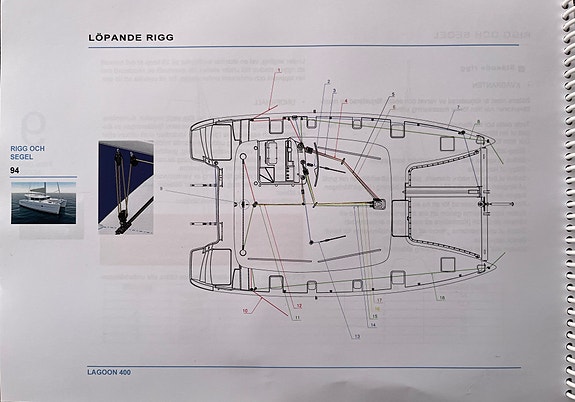 Sjelden 3 cabins Lagoon 400 katamaran. 4 of 30
