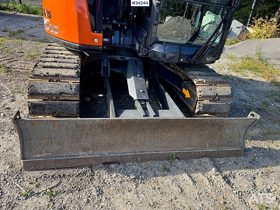 Hitachi ZX95US-7 Gravemaskin m/ Rototilt m/ grip – 2 Skuffer – Pigghamer – 720 Timer. 15 of 30