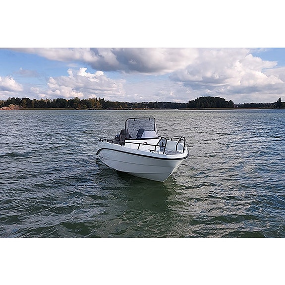 VI RYDDER ! GJØR ET KUPP AMT 190 R/115 HK YAMAHA / KALESJE +++ 4 of 30