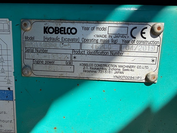 Kobelco SK140SRLC-5 13 of 14
