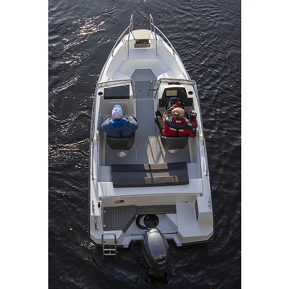 VI RYDDER ! GJØR ET KUPP AMT 165 BR MED YAMAHA 50 HK 11 of 12
