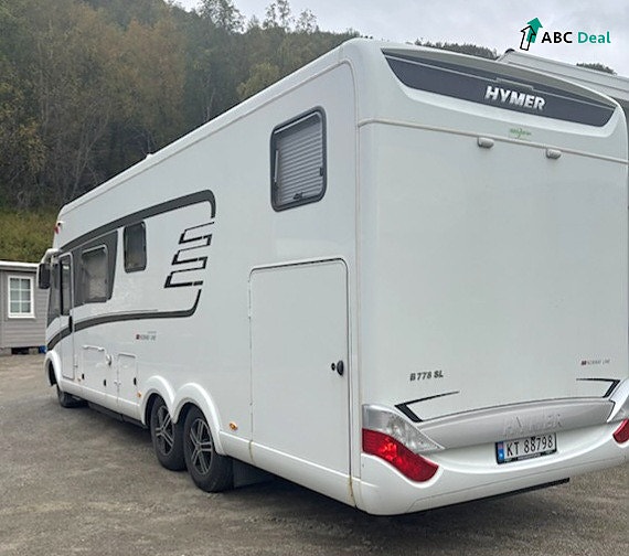 Hymer B 778 SL | 3.0 180hk | Enk sngr+Senkes.| Alde | Solcelle | Stekovn | TV | S.stativ | Skinn | V.hjul | 4 of 17