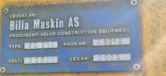 Volvo EC210 7 of 9