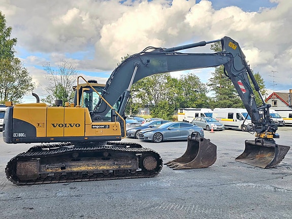 Volvo EC180CL, 2007 mod, 10780 timer, Rototilt, 2 skuffer, sentralsmøring 7 of 30