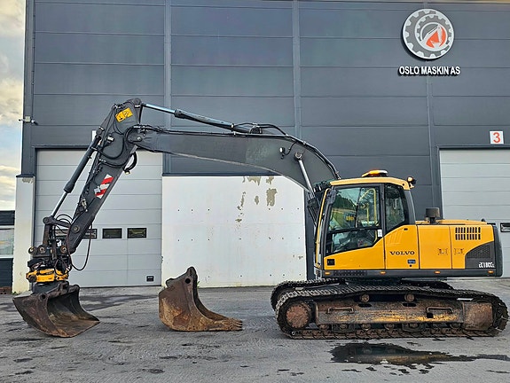 Volvo EC180CL, 2007 mod, 10780 timer, Rototilt, 2 skuffer, sentralsmøring 3 of 30