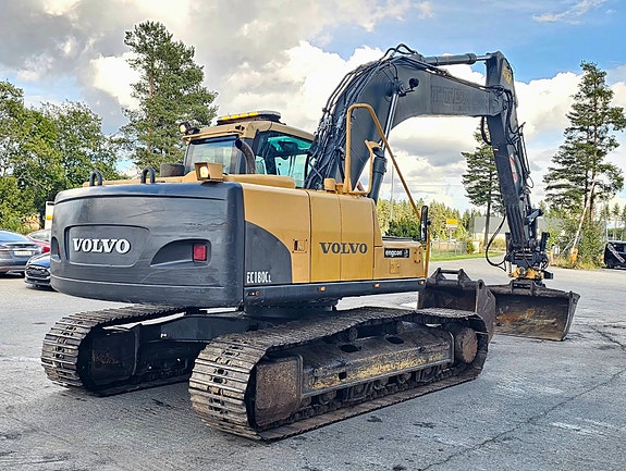 Volvo EC180CL, 2007 mod, 10780 timer, Rototilt, 2 skuffer, sentralsmøring 6 of 30