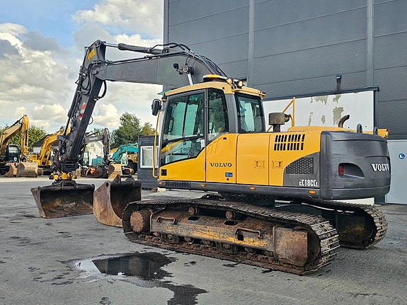 Volvo EC180CL, 2007 mod, 10780 timer, Rototilt, 2 skuffer, sentralsmøring 4 of 30
