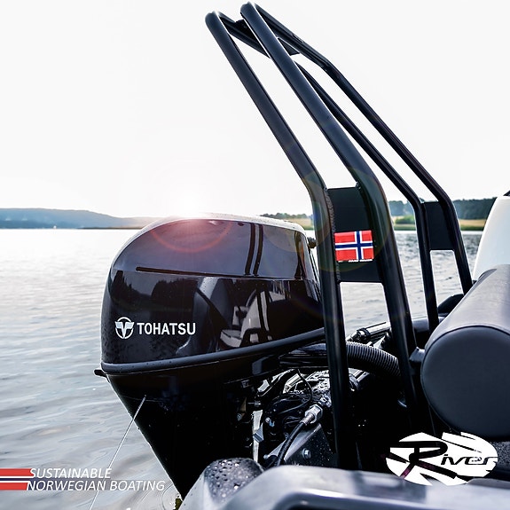 VI RYDDER ! GJØR ET KUPP RIVER 460 XR SORT MED SUZUKI 40 HK 15 of 30
