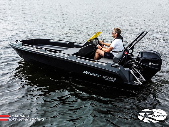 VI RYDDER ! GJØR ET KUPP RIVER 460 XR SORT MED SUZUKI 40 HK 11 of 30